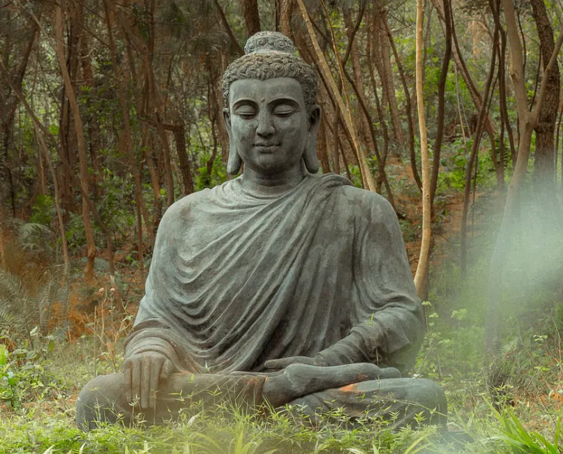 bouhda en foret-pdf Statut de bouddha verte en lisière de foret